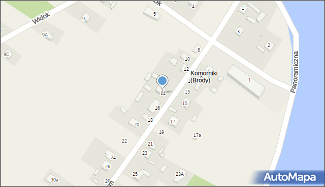 Ruda, Nad Zalewem, 14, mapa Ruda