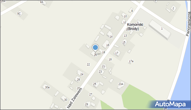 Ruda, Nad Zalewem, 20, mapa Ruda