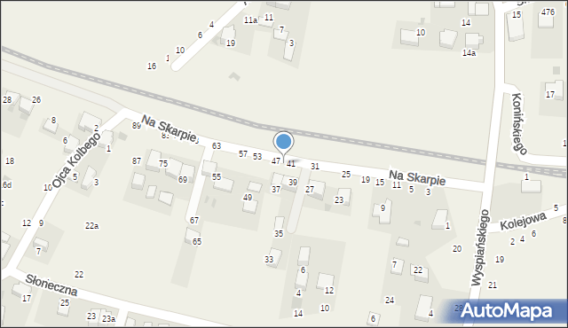 Rudawa, Na Skarpie, 45, mapa Rudawa