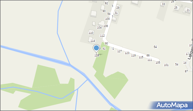 Rudawa, Nad Rudawką, 118, mapa Rudawa