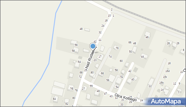 Rudawa, Nad Rudawką, 19, mapa Rudawa