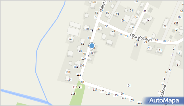 Rudawa, Nad Rudawką, 31, mapa Rudawa