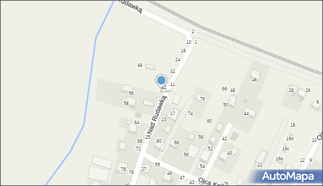 Rudawa, Nad Rudawką, 46, mapa Rudawa