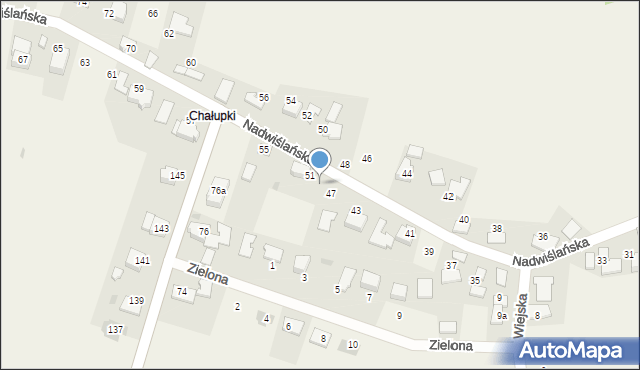 Ryczów, Nadwiślańska, 49, mapa Ryczów