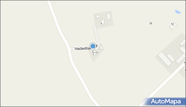 Rydzyno, Nadwiślańska, 2, mapa Rydzyno