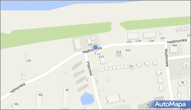 Sarbinowo, Nadmorska, 91H, mapa Sarbinowo