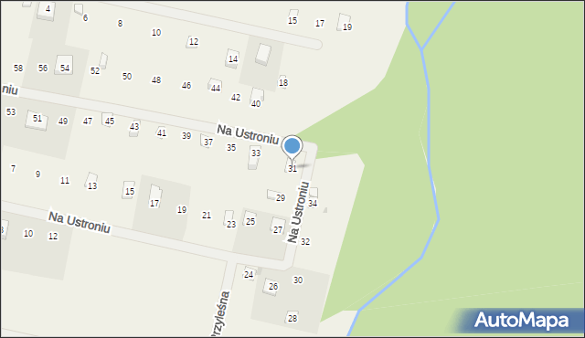 Sasino, Na Ustroniu, 31, mapa Sasino