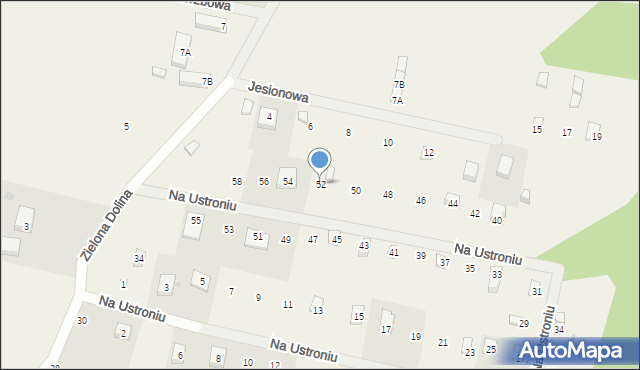 Sasino, Na Ustroniu, 52, mapa Sasino