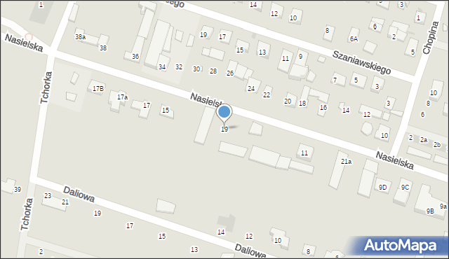 Serock, Nasielska, 19, mapa Serock