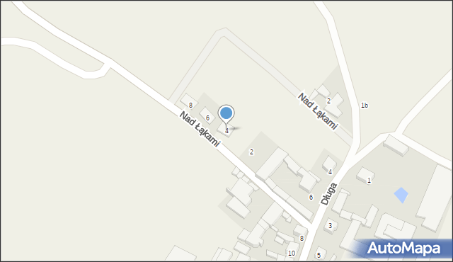 Sierakowo, Nad Łąkami, 4, mapa Sierakowo