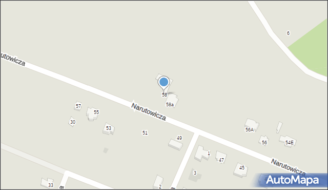 Sierpc, Narutowicza Gabriela, 58, mapa Sierpc