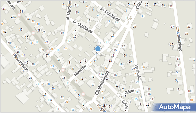 Siewierz, Nawrota Stanisława, 8, mapa Siewierz