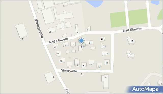 Skarszewy, Nad Stawem, 6, mapa Skarszewy