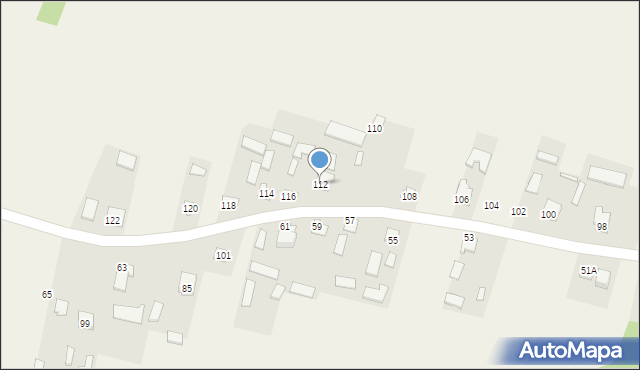 Skierbieszów, Nadrzeczna, 112, mapa Skierbieszów