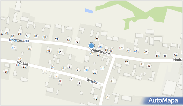 Skierbieszów, Nadrzeczna, 45, mapa Skierbieszów