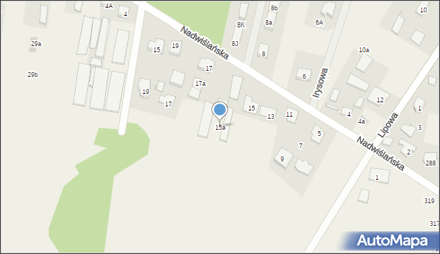 Skierdy, Nadwiślańska, 15a, mapa Skierdy