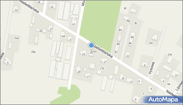 Skierdy, Nadwiślańska, 19, mapa Skierdy