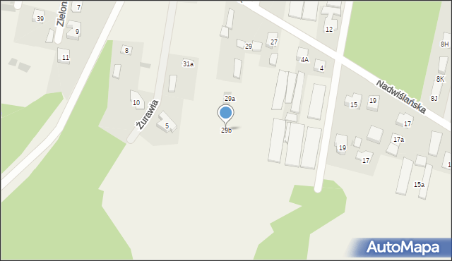 Skierdy, Nadwiślańska, 29b, mapa Skierdy