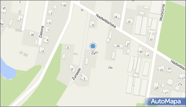 Skierdy, Nadwiślańska, 31a, mapa Skierdy