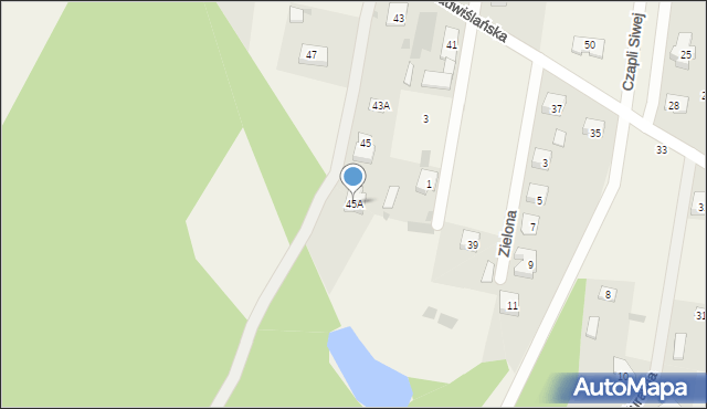 Skierdy, Nadwiślańska, 45A, mapa Skierdy