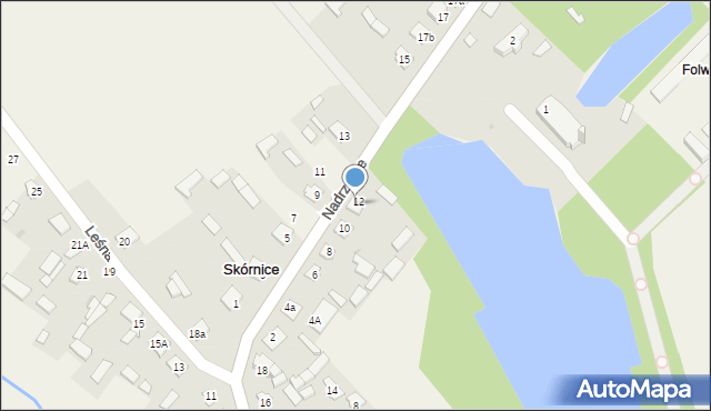 Skórnice, Nadrzecze, 12, mapa Skórnice