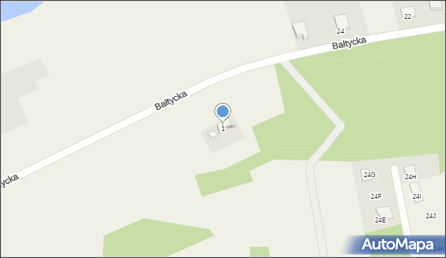 Słończ, Nad Wisłą, 1, mapa Słończ