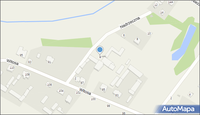 Słopsk, Nadrzeczna, 4, mapa Słopsk