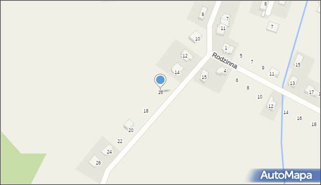 Słupno, Nastrojowa, 16, mapa Słupno