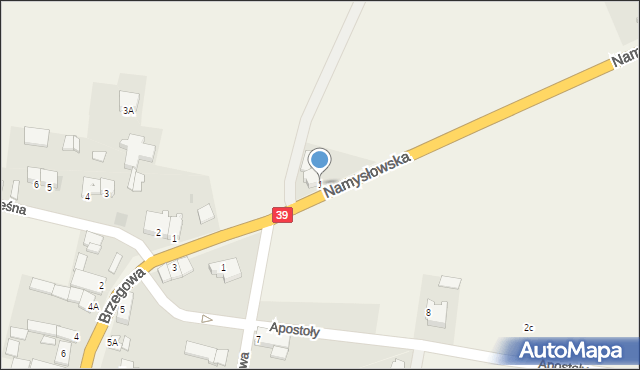 Smarchowice Wielkie, Namysłowska, 1, mapa Smarchowice Wielkie