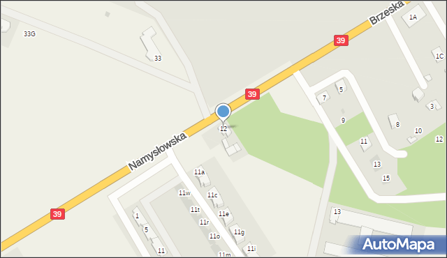 Smarchowice Wielkie, Namysłowska, 12, mapa Smarchowice Wielkie