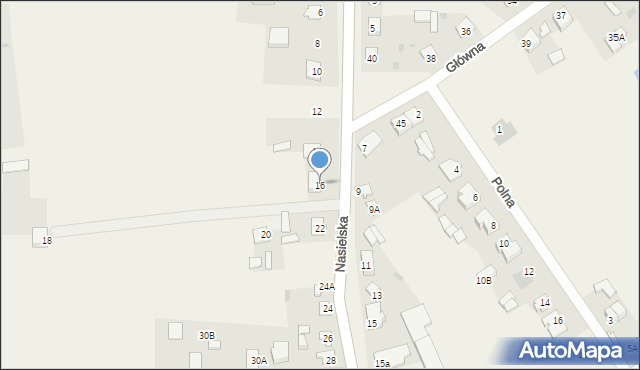 Soboklęszcz, Nasielska, 16, mapa Soboklęszcz