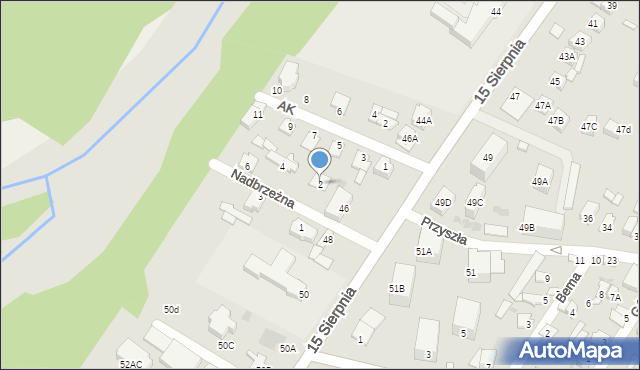 Sochaczew, Nadbrzeżna, 2, mapa Sochaczew