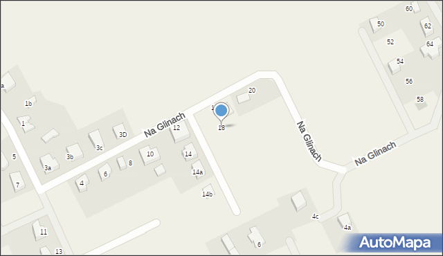 Somonino, Na Glinach, 18, mapa Somonino