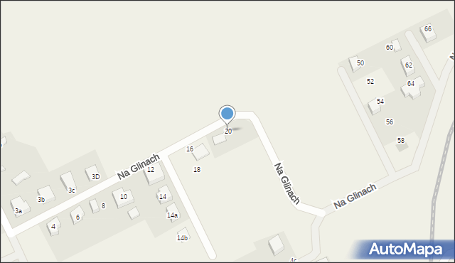 Somonino, Na Glinach, 20, mapa Somonino
