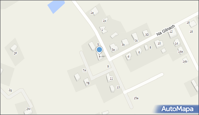 Somonino, Na Glinach, 7, mapa Somonino