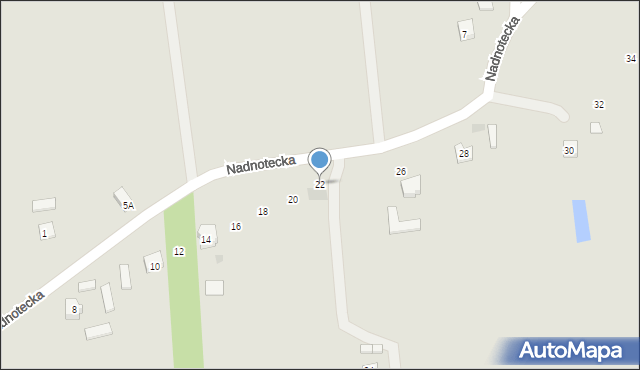 Sompolno, Nadnotecka, 22, mapa Sompolno