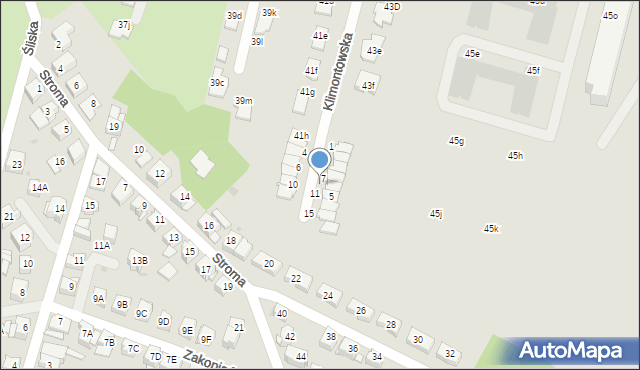 Sosnowiec, Na Wzgórzu, 9, mapa Sosnowca