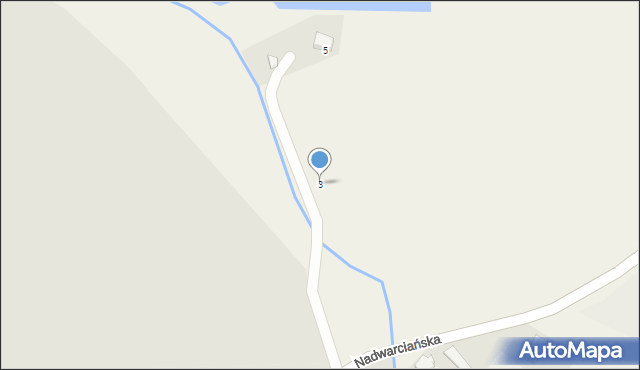 Sosnowiec, Nadwarciańska, 3, mapa Sosnowca