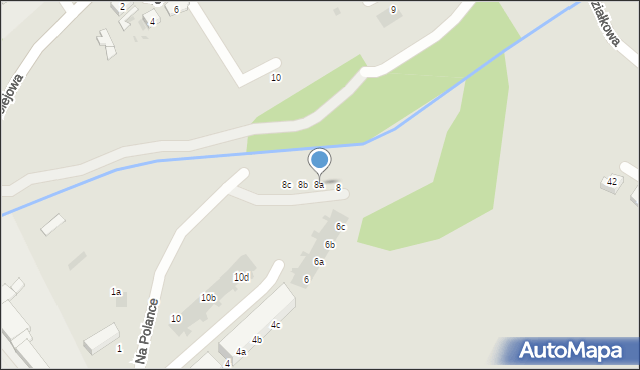 Środa Śląska, Na Polance, 8a, mapa Środa Śląska