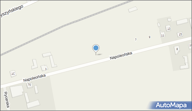 Stary Dybów, Napoleońska, 5, mapa Stary Dybów