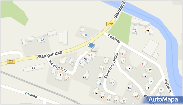 Straszyn, Na Wzgórzu, 5E, mapa Straszyn