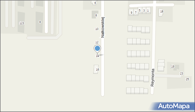 Straszyn, Nałkowskiej Zofii, 14, mapa Straszyn