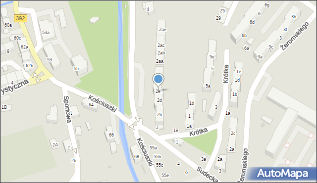 Stronie Śląskie, Nadbrzeżna, 2e, mapa Stronie Śląskie