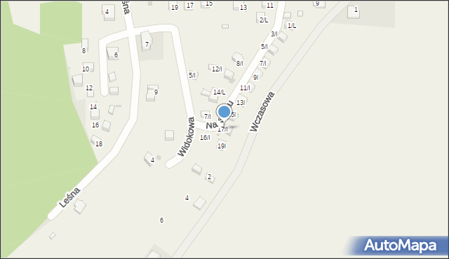 Strzegomiany, Na Stoku, 17/l, mapa Strzegomiany