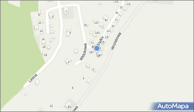 Strzegomiany, Na Stoku, 19/l, mapa Strzegomiany