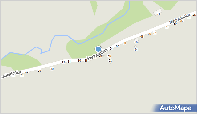 Sulejów, Nadradońka, 44, mapa Sulejów