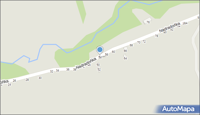 Sulejów, Nadradońka, 54, mapa Sulejów