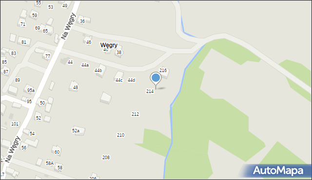 Sułkowice, Na Węgry, 44f, mapa Sułkowice