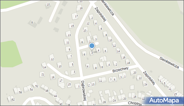 Świecie, Nałkowskiej Zofii, 2, mapa Świecie