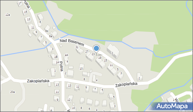 Świeradów-Zdrój, Nad Basenem, 21, mapa Świeradów-Zdrój